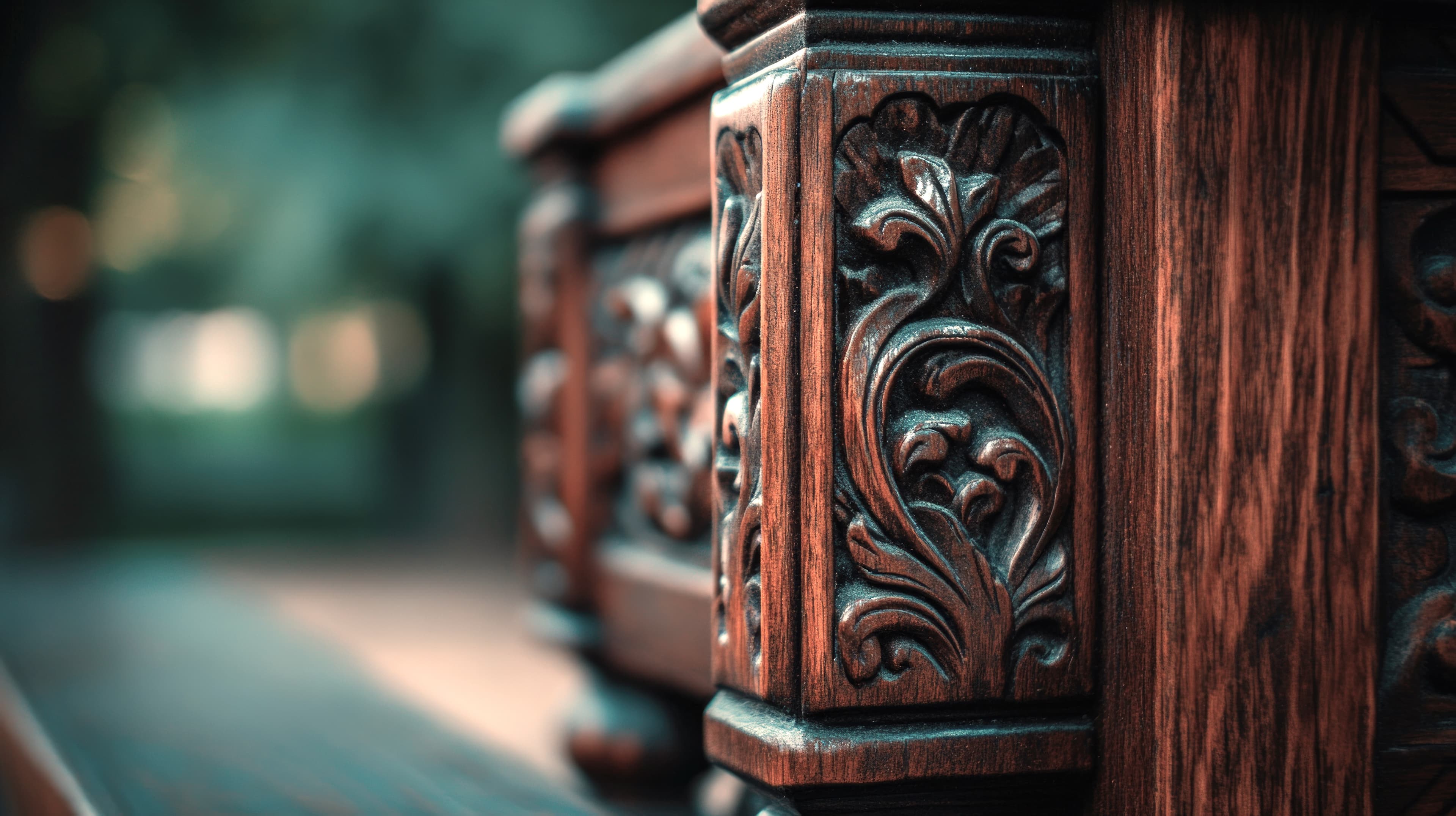 Luxury interior space with warm lighting